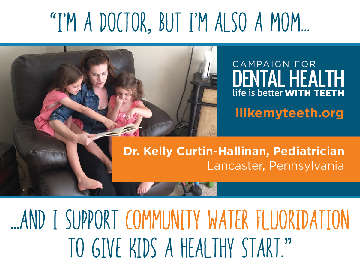 Pediatrician who supports fluoride for children